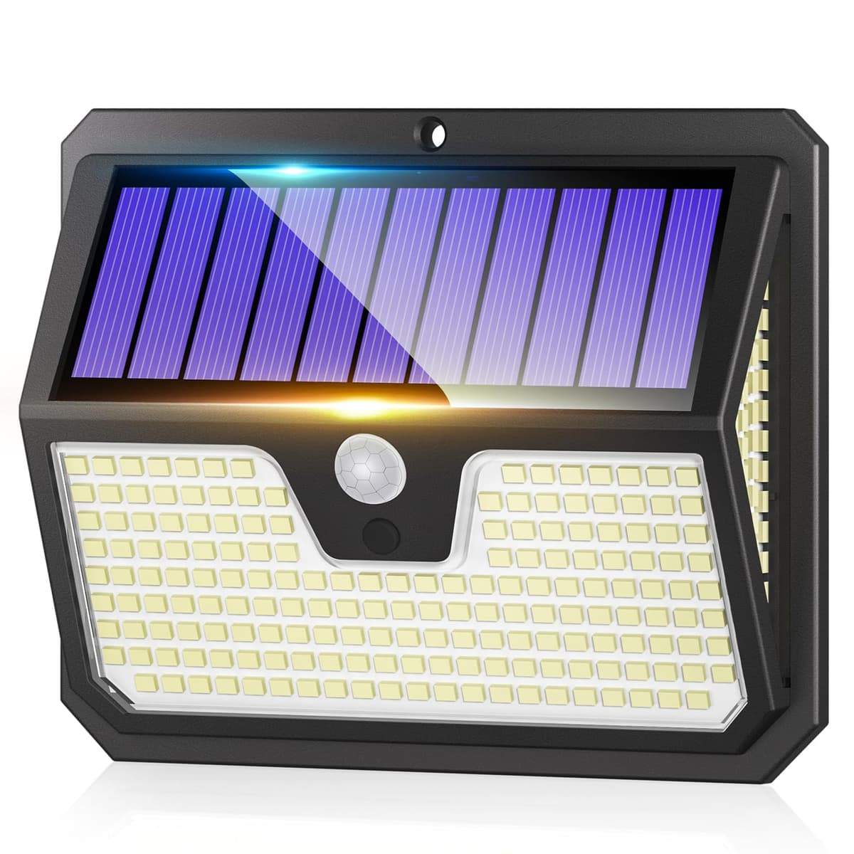 Seklin Outdoor Solar Lights, 238 LED Solar Security Lights and 3 Modes Motion Sensor 270° Wide Angle Solar Powered Lights IP65 Waterproof Solar Wall Light for Front Door Yard Garage Garden — view 8
