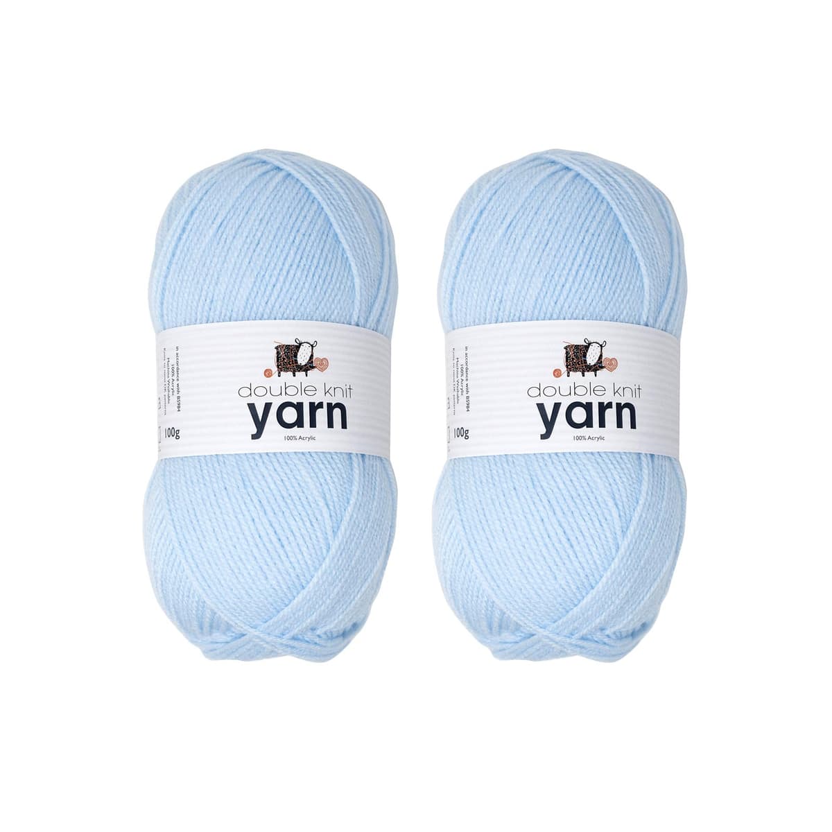Korbond DK Beige Yarn - 100g Acrylic Wool - Lightweight, Hypoallergenic & Durable Double Knit Crochet Yarn Knitting Wool (290m Total) — view 11