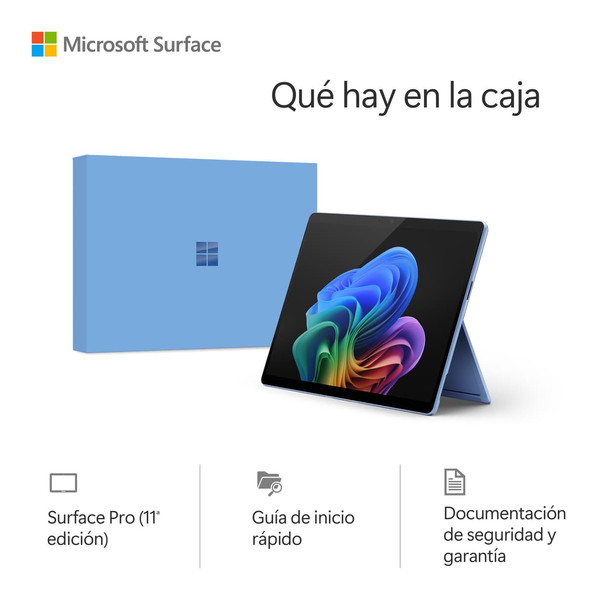 Microsoft Surface Pro (no Incluye el Cargador) | Copilot+ PC | Pantalla táctil OLED 13”| Snapdragon® X Elite | 16GB RAM | 512GB SSD | Último Modelo, 11a edición | Zafiro — view 4