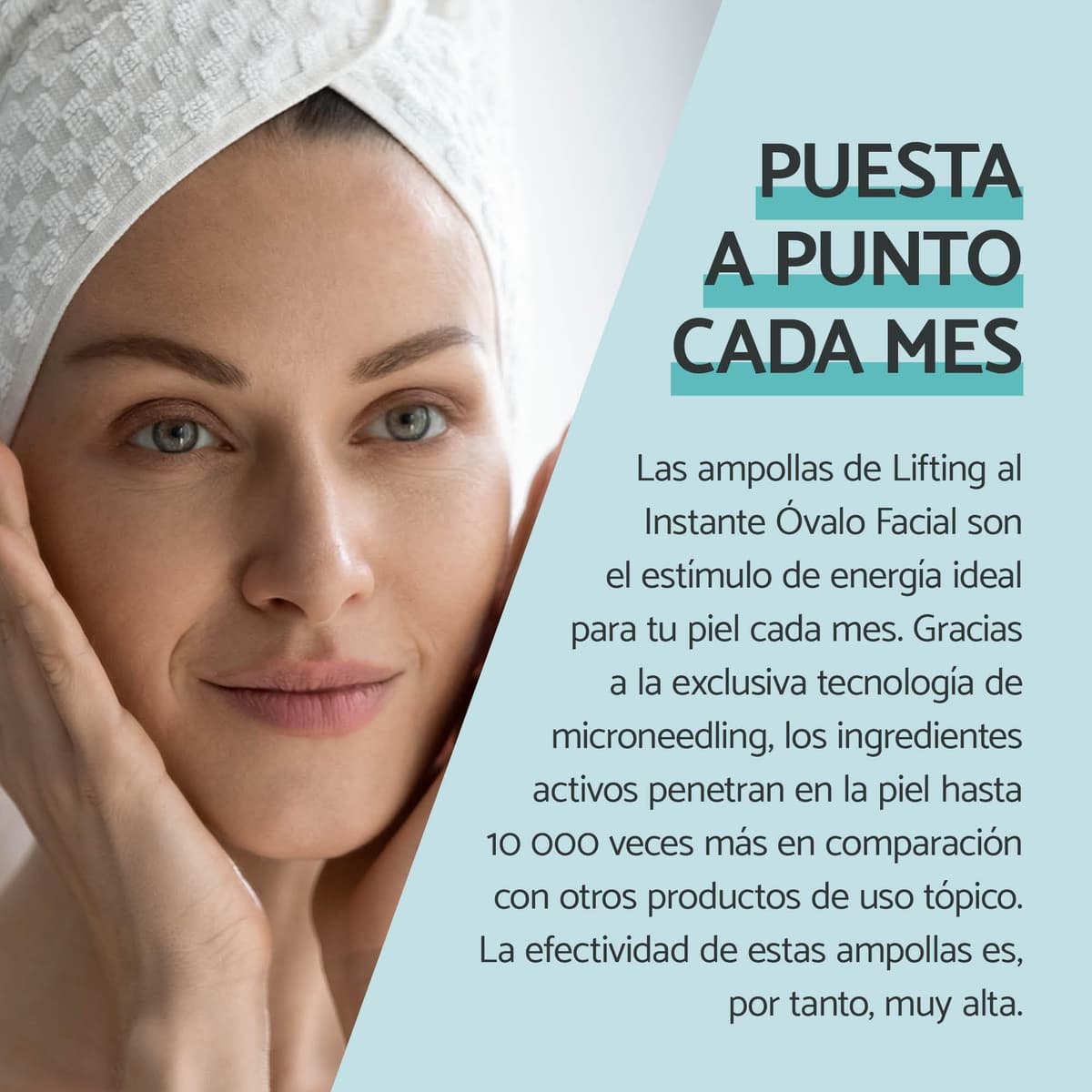 Remescar Sérum Estiramiento Facial Instantáneo 5 Ampollas - Reducción de Arrugas y Flacidez - Reafirma y Contornea la Cara - Resultados Rápidos - Refuerza el Colágeno Facial y Rejuvenece la Piel — view 4