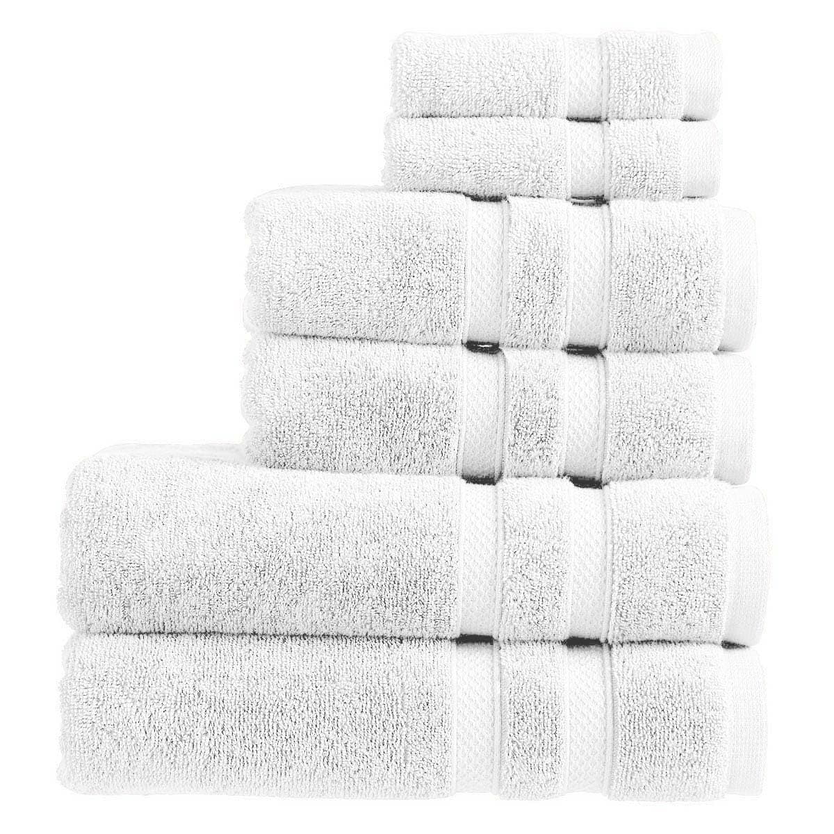 Christy Chroma Bath Towels | Set of 2 | Highly Absorbent Heavyweight 675GSM | Bold and Bright | Soft Velvety Smooth Bathroom Shower Towels | 100% Cotton | Sustainably Made | Ash Grey — view 150