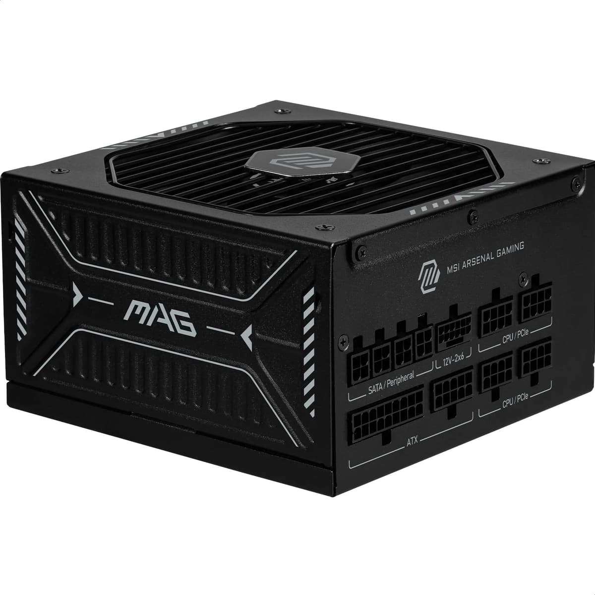 MSI MAG A750GL PCIE5 Power Supply Unit, 750W, 80 Plus Gold, Fully Modular, ATX 3.0, PCIe 5.0 GPU Support, 120mm FDB Fan, Full-Bridge LLC, Flat Black Cables - 7 Year Warranty — view 23