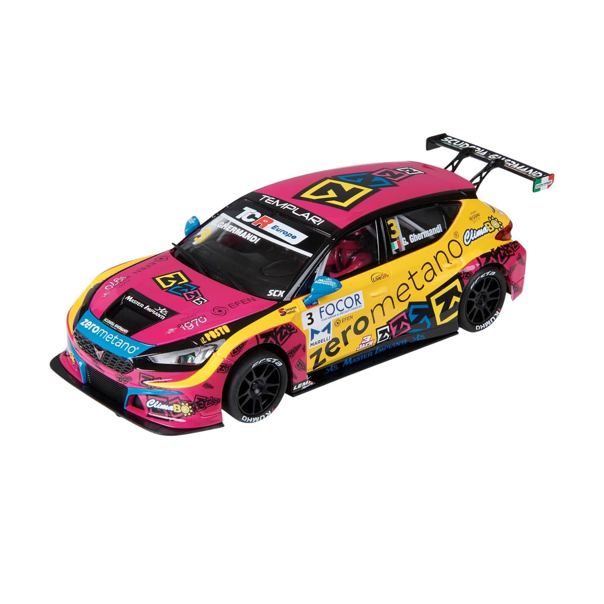 SCALEXTRIC - Vehículo de Carreras Classic - Coche Slot - Escala 1:32 (Skoda Fabia WRC2 - Cohete Suárez Mud Effect) — view 5