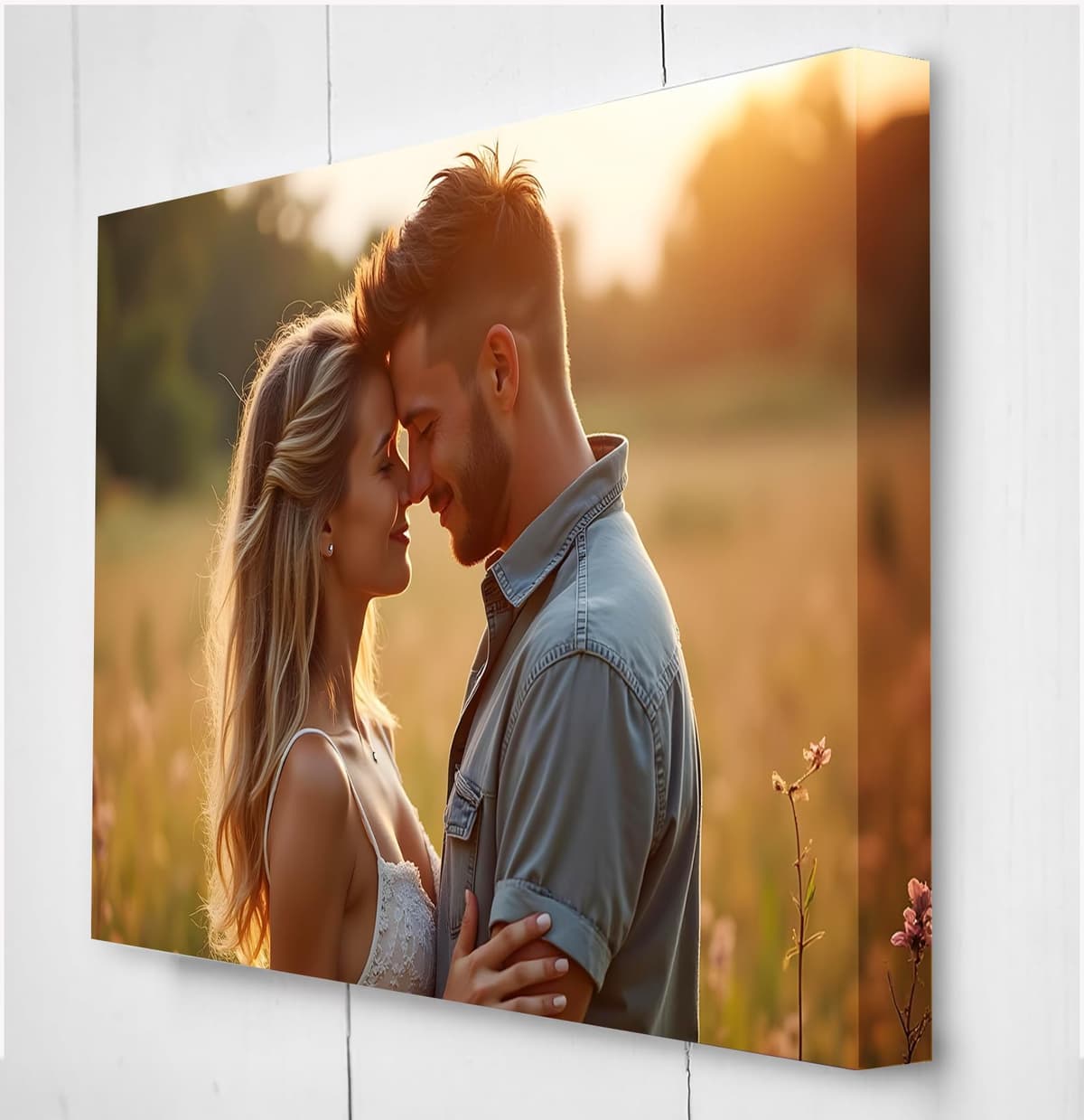 Star Online Personalised Canvas Photo Prints Pictures Birthday Frames Gifts For Mum,Dad Custom & Wall Art Holiday Memory (20x25cm (8x10in)) — view 17