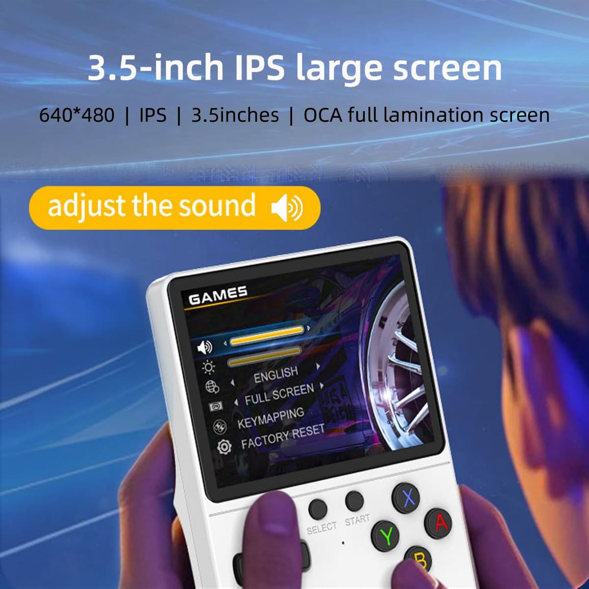 ASTEKID 2026 New Upgrade Retro Handheld Game Console with 20000+ Classic Game, Relive Childhood, Rechargeable Video Game Console, Support 30+ Emulators, Portable Pocket Arcade — view 5