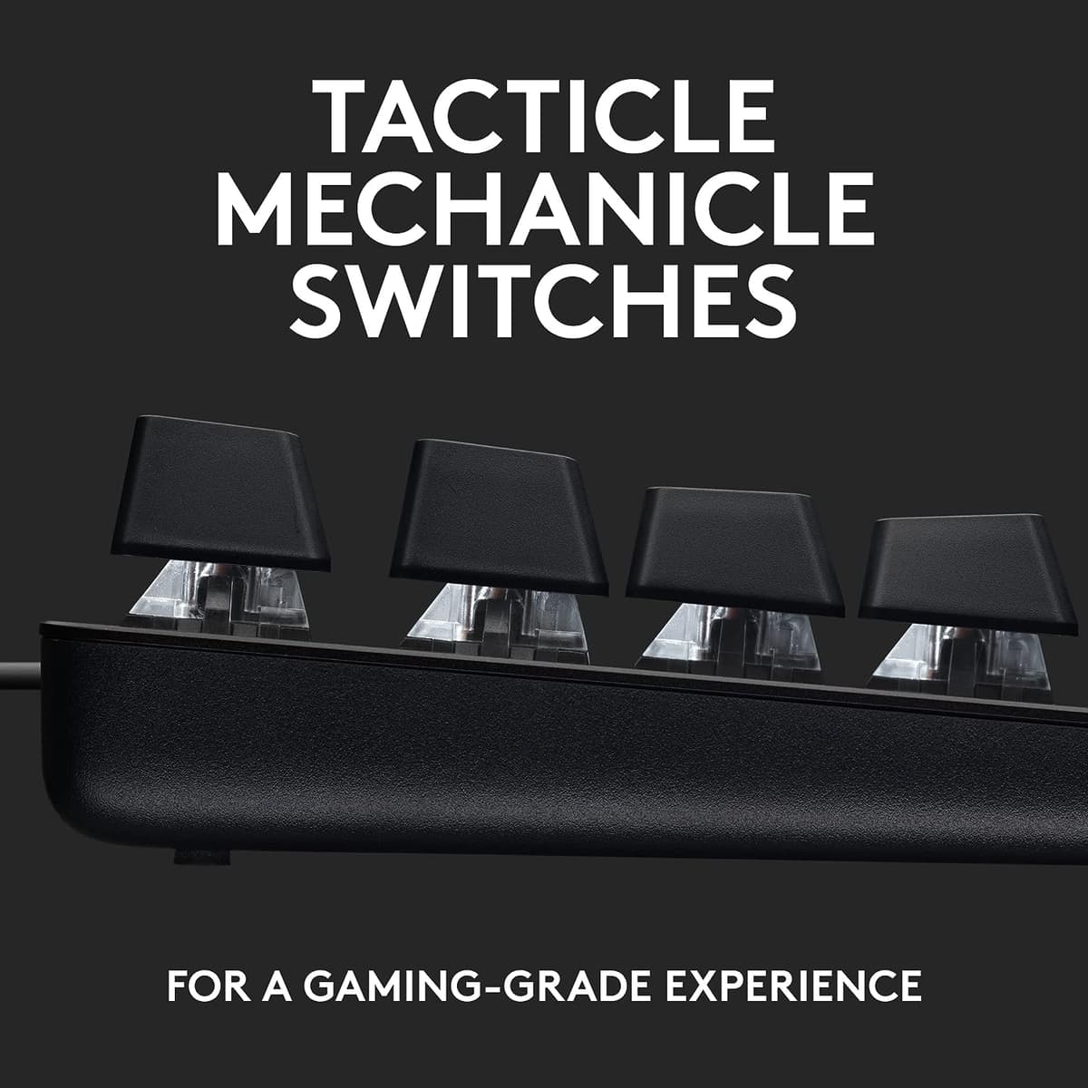 Logitech G G413 SE Full-Size Mechanical Gaming Keyboard - Backlit Keyboard with Tactile Mechanical Switches, Anti-Ghosting, C