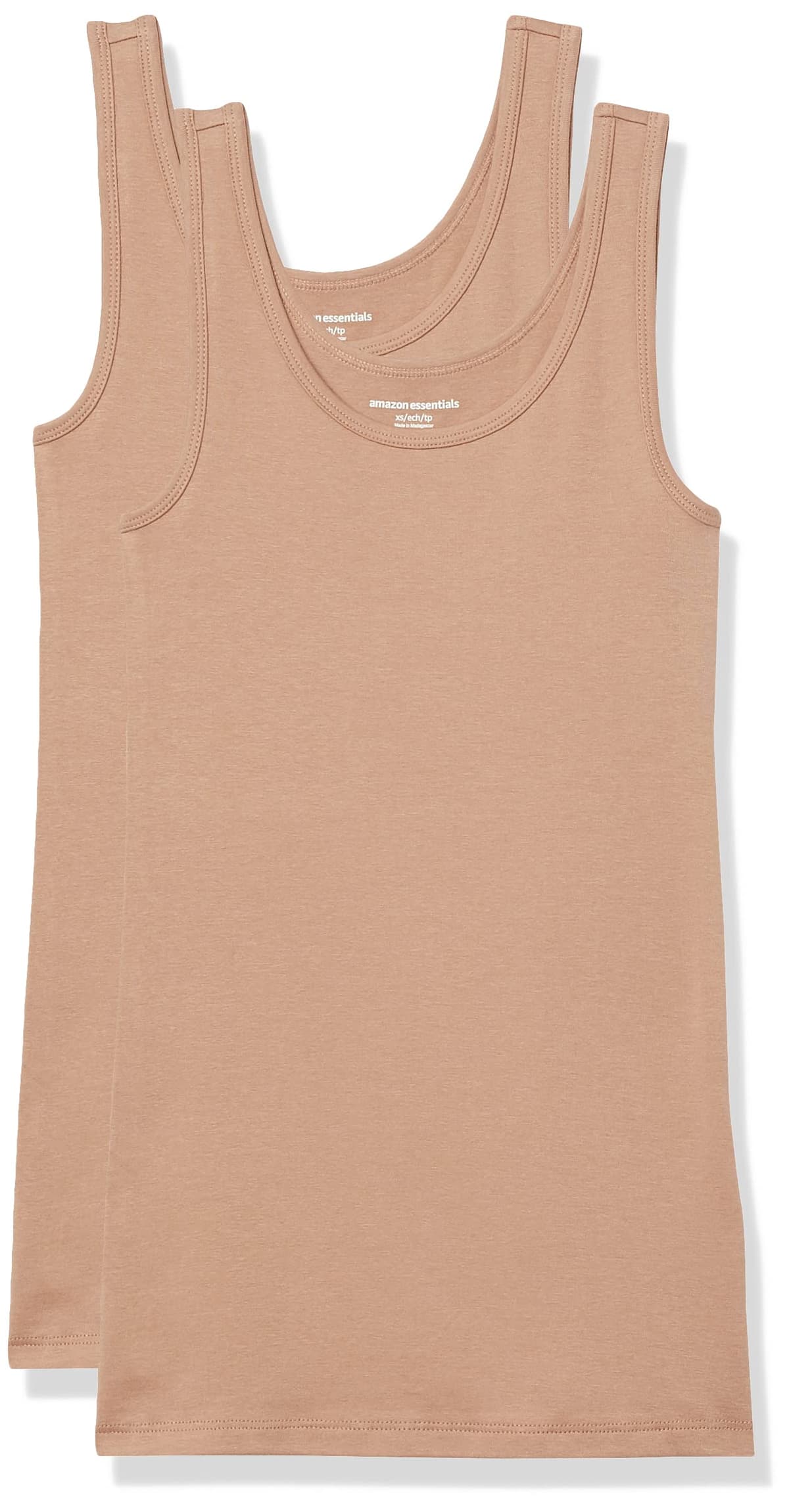 Amazon Essentials Women's Slim-Fit Vest, Pack of 2 — view 17