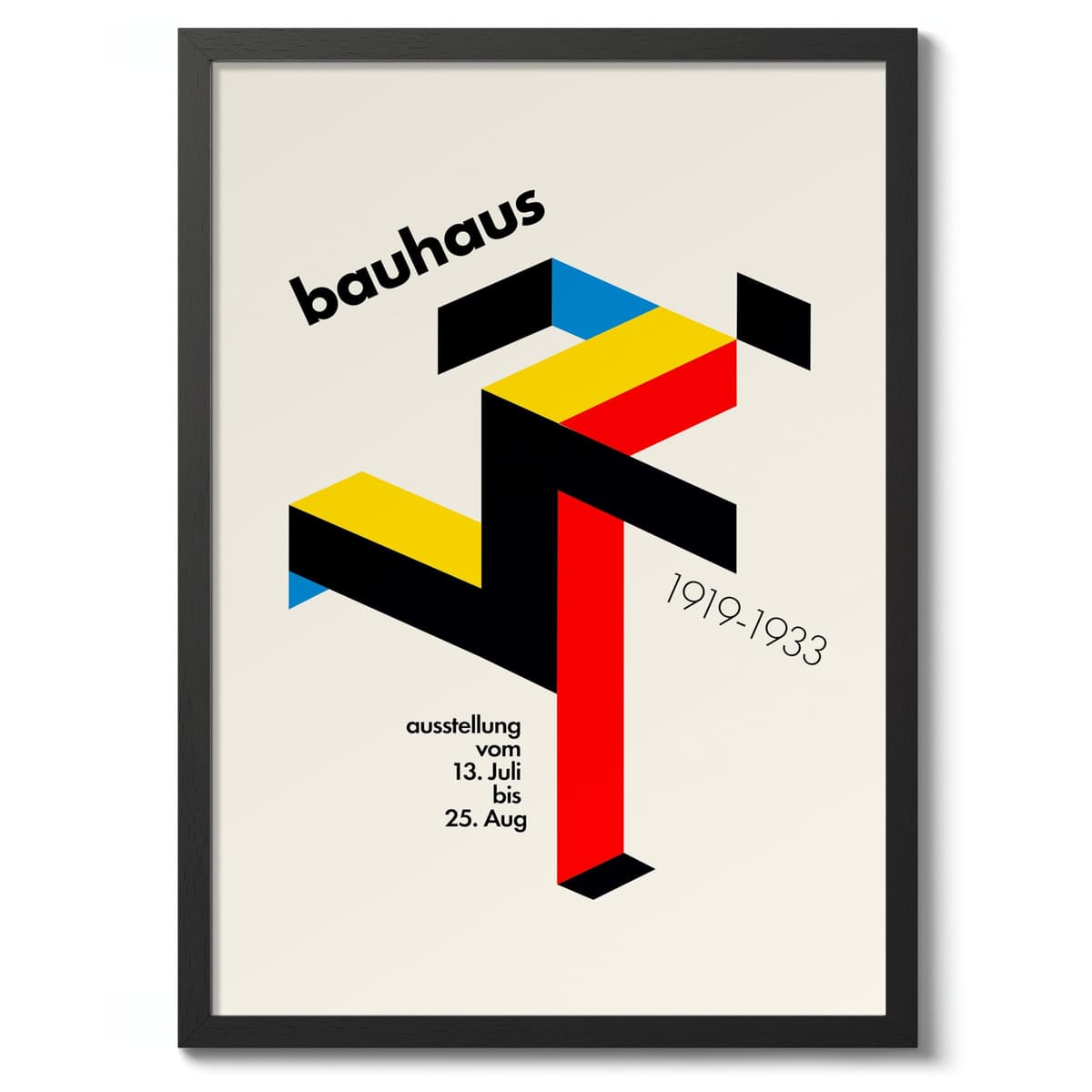 Bicycle Bauhaus Poster, Bauhaus Print, Framed Abstract Art, Mid-Century Wall Art, Modern Home Decor, Gift Idea, Archival Matte, A5 (Print Only) - 21x14.8cm — view 9