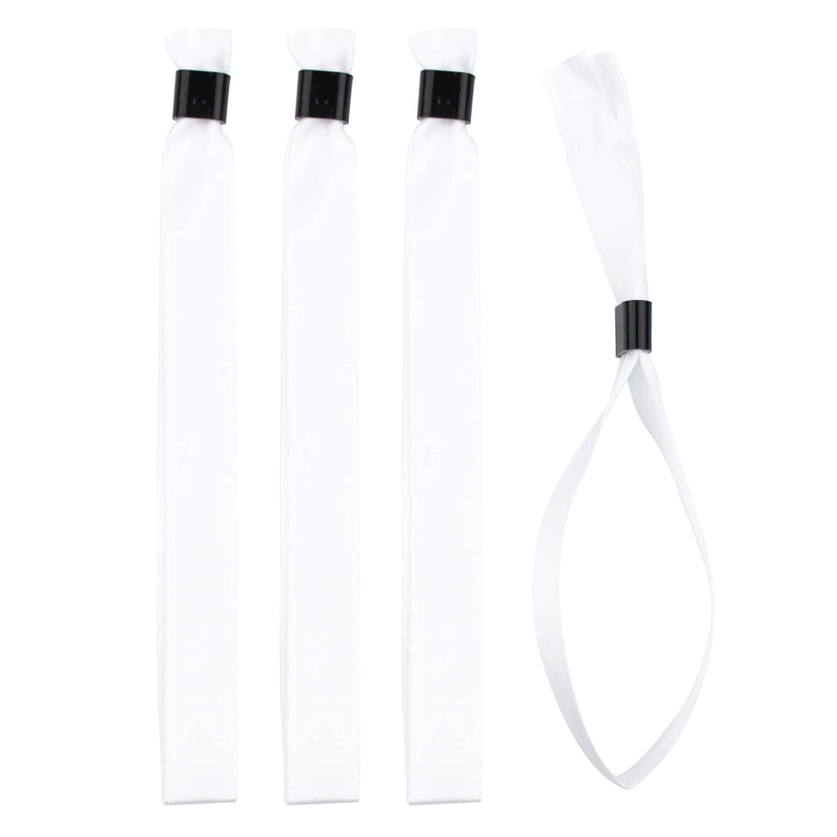 iboo – Pulseras de Tela cinta de raso - Pulseras Desechables de Identificación y Seguridad para Eventos, Fiesta - Cierre de Plástico Unidireccional. — view 5