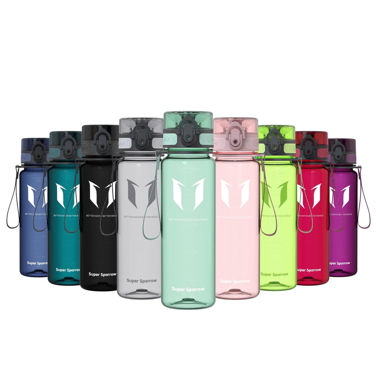 Super Sparrow Botella de Agua Deportiva -350ml & 500ml & 750ml & 1000ml - Sin BPA — view 13