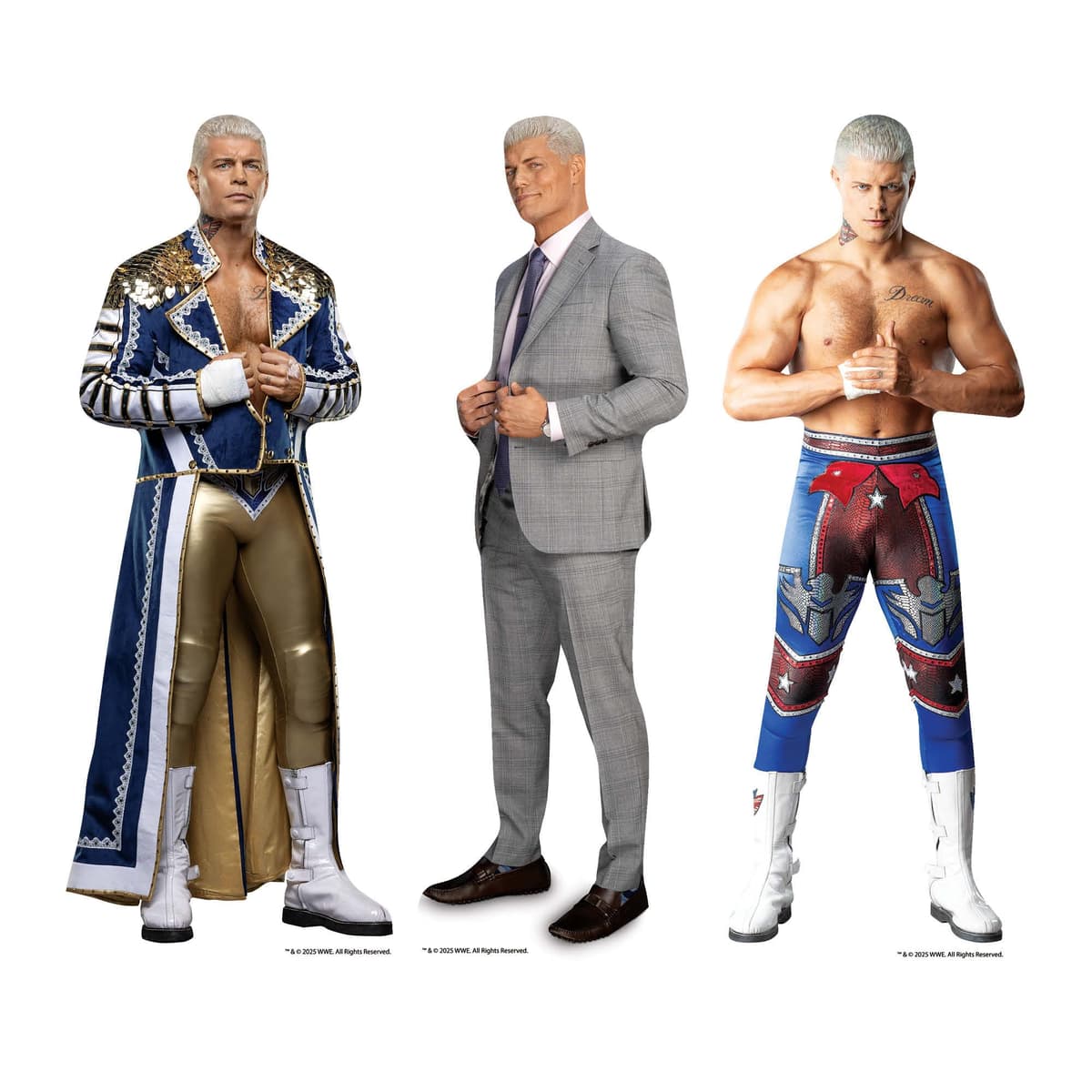 Star Cutouts SC4577 WWE Rhea Ripley 3-Pack Shelf Top Cardboard Cutouts – Wrestling Fan Display, Party Décor & Collector Gift — view 26