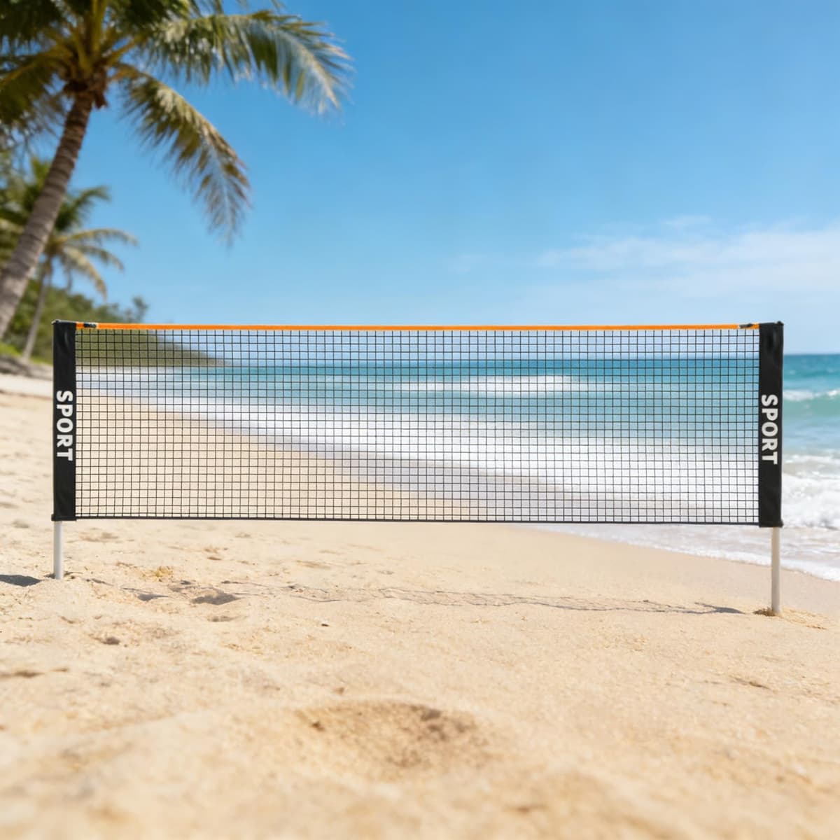 Red de Bádminton - Equipo Plegable - 3/4/5 m Portátil para Vóleibol,para Niños y Adultos, Playa, Piscina, Interior/Exterior, Entrenamiento, Práctica, — view 3