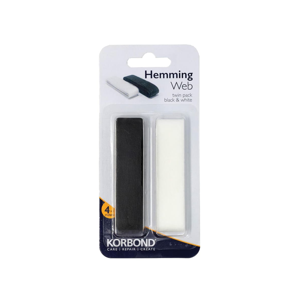 KORBOND Hemming Web 20m x 2cm White Iron On Hem Tape - NO Sewing Required, Adhesive Fabric Tape, Webbing Tape, Hemming Tape: Bonding Fabric, Fabric Fusing, Applying School Badges, Turning Up Trousers — view 9