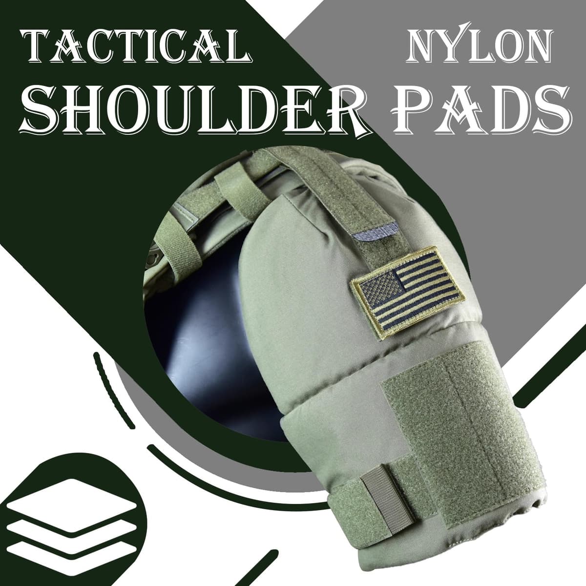 Kit de Protección 3 en 1 para Cuello, Hombros e Ingle, con Almohadillas y Protector Táctico para Hombros, Compatible con Diversos Chalecos. — view 3