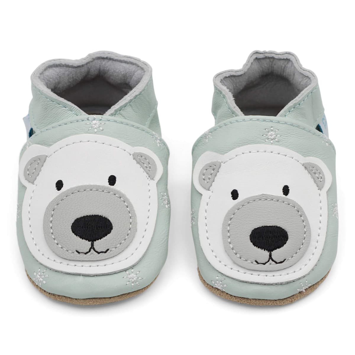 Dotty Fish Unisex Soft Leather Shoes, Unisex Baby First Walker Shoe — view 4