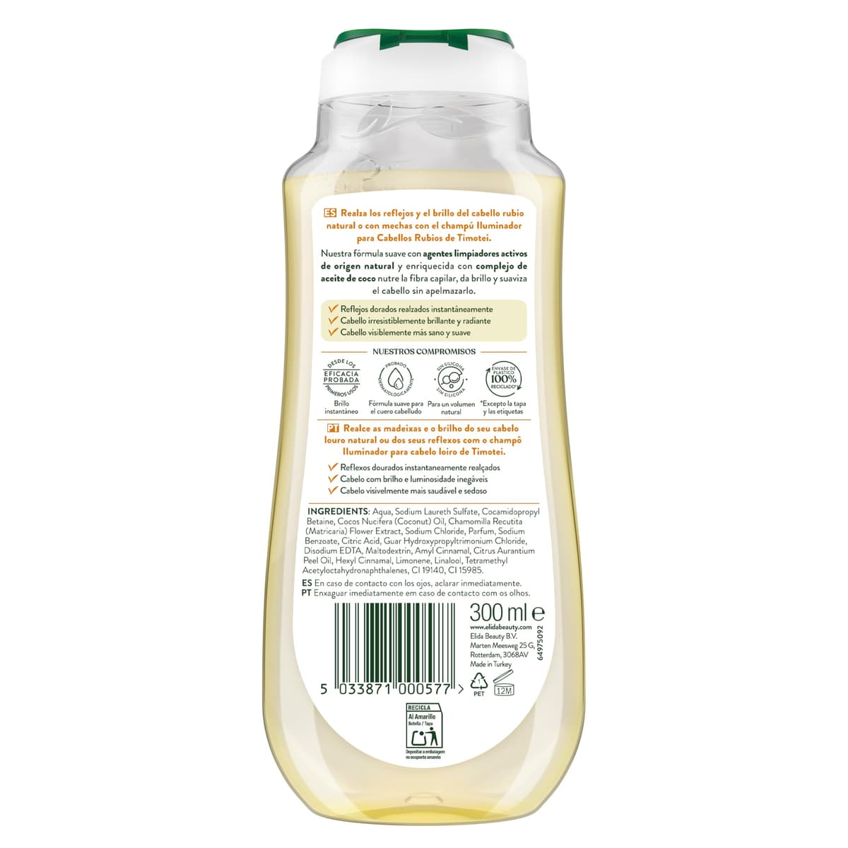 TIMOTEÍ CHAMPÚ CAMOMILA 300ML — view 3
