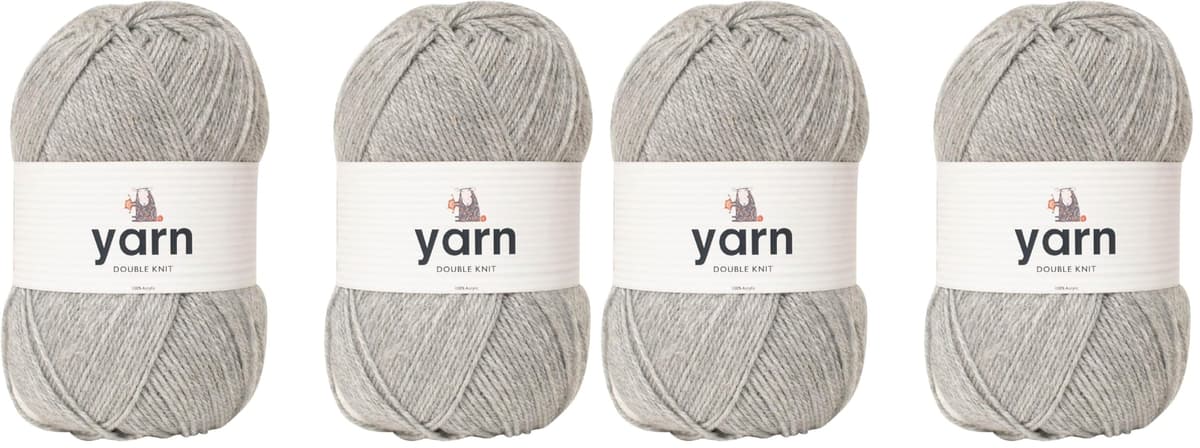 Korbond DK Beige Yarn - 100g Acrylic Wool - Lightweight, Hypoallergenic & Durable Double Knit Crochet Yarn Knitting Wool (290m Total) — view 44