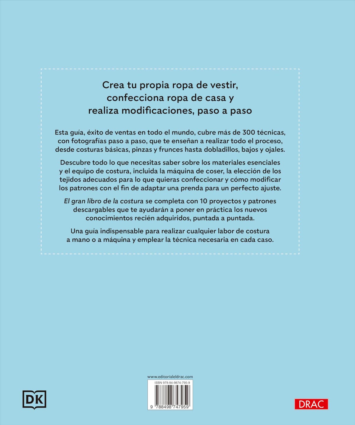 El gran libro de la costura. Nueva edición actualizada: Guía paso a paso con proyectos para vestir y para el hogar. Puntos. Técnicas. Patrones. Proyectos — view 2