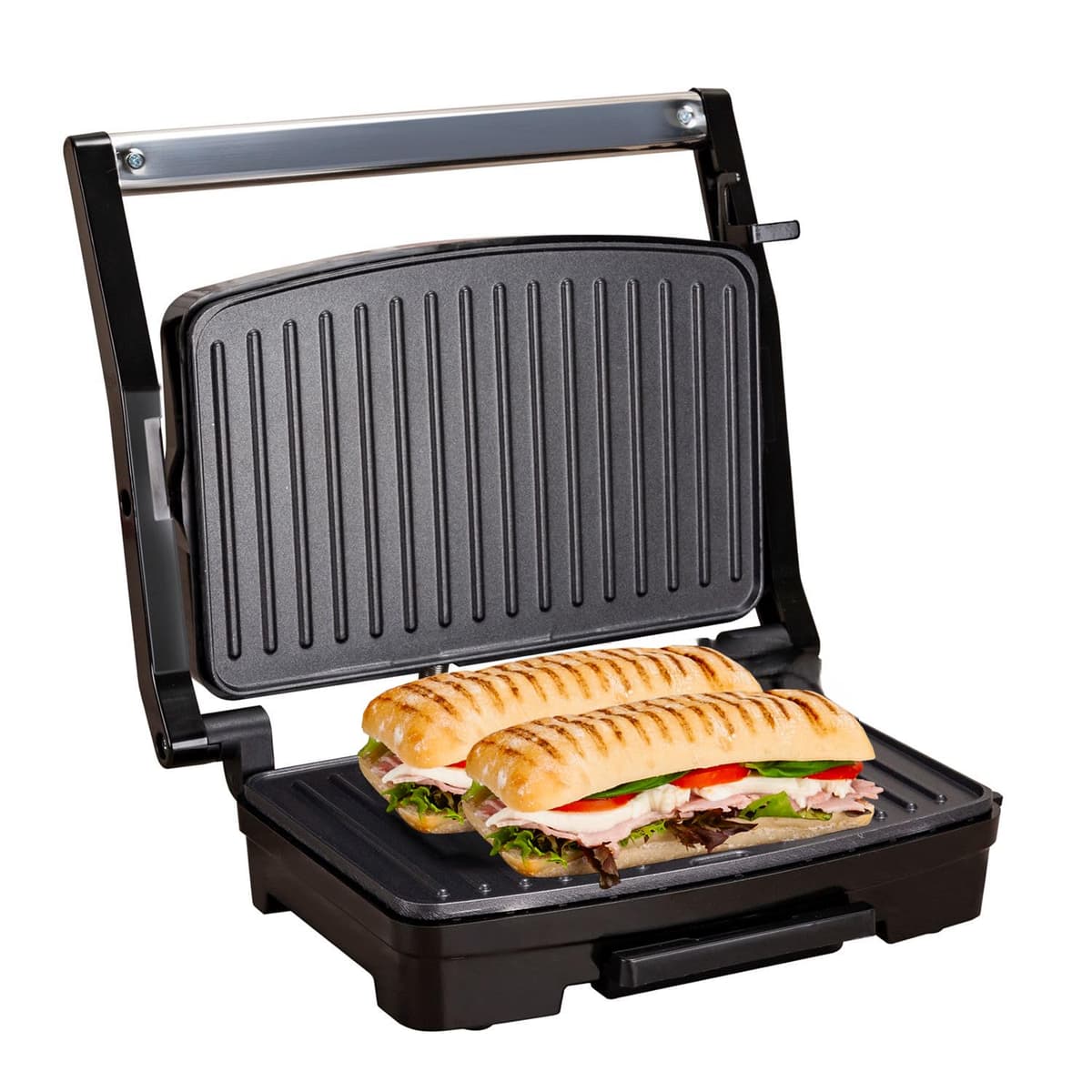 Sensio Home Multi Functional 3 in 1 Waffle Iron, Deep Fill Sandwich Toaster, Panini Press or Grill Snack Maker Machine Interchangeable Non Stick Easy Clean Plates Secure Lock Plus Ready & Power Lights — view 11