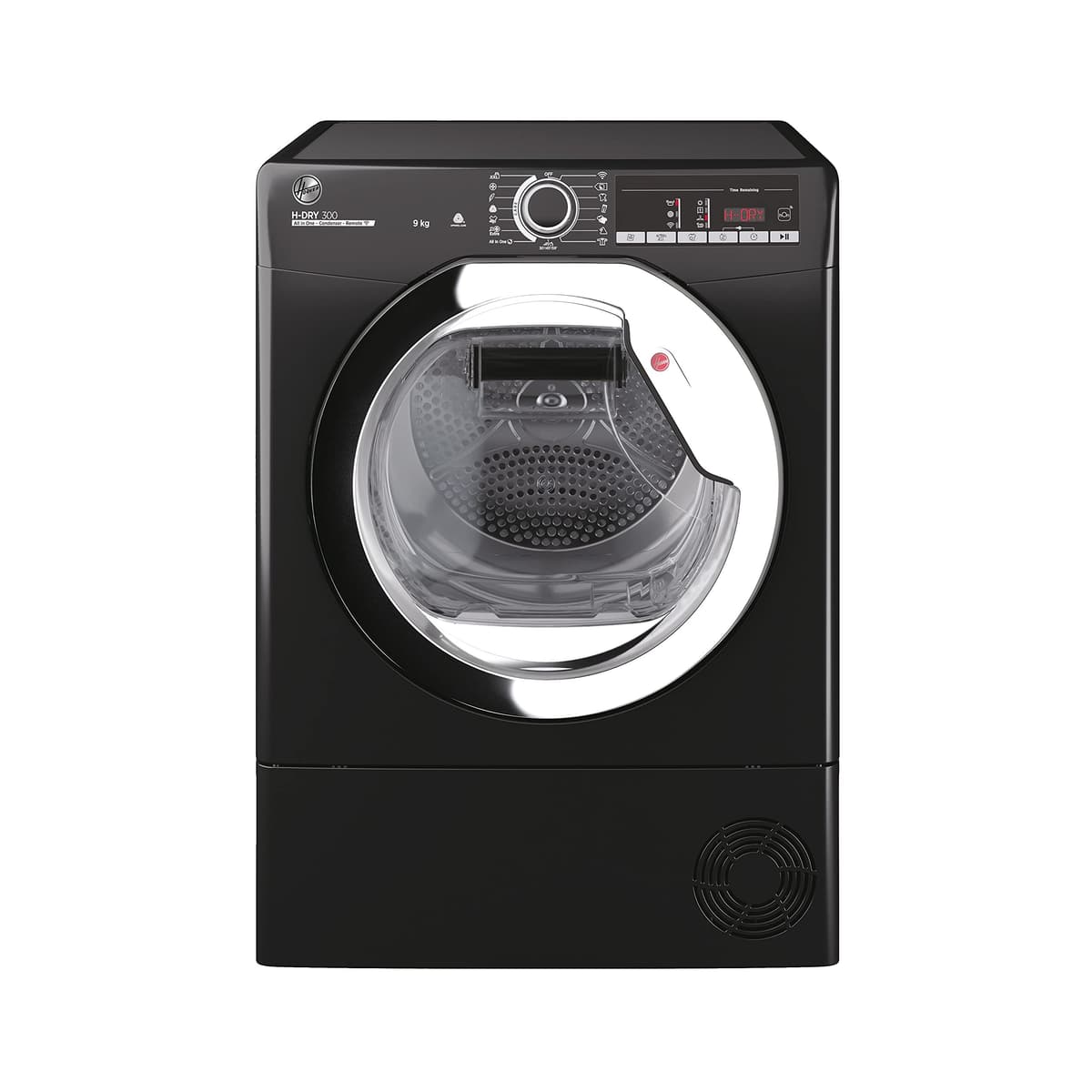 Hoover HLEC8LGB-80 Freestanding Condenser Tumble Dryer, Sensor Dry, 8 kg Load, Black — view 5