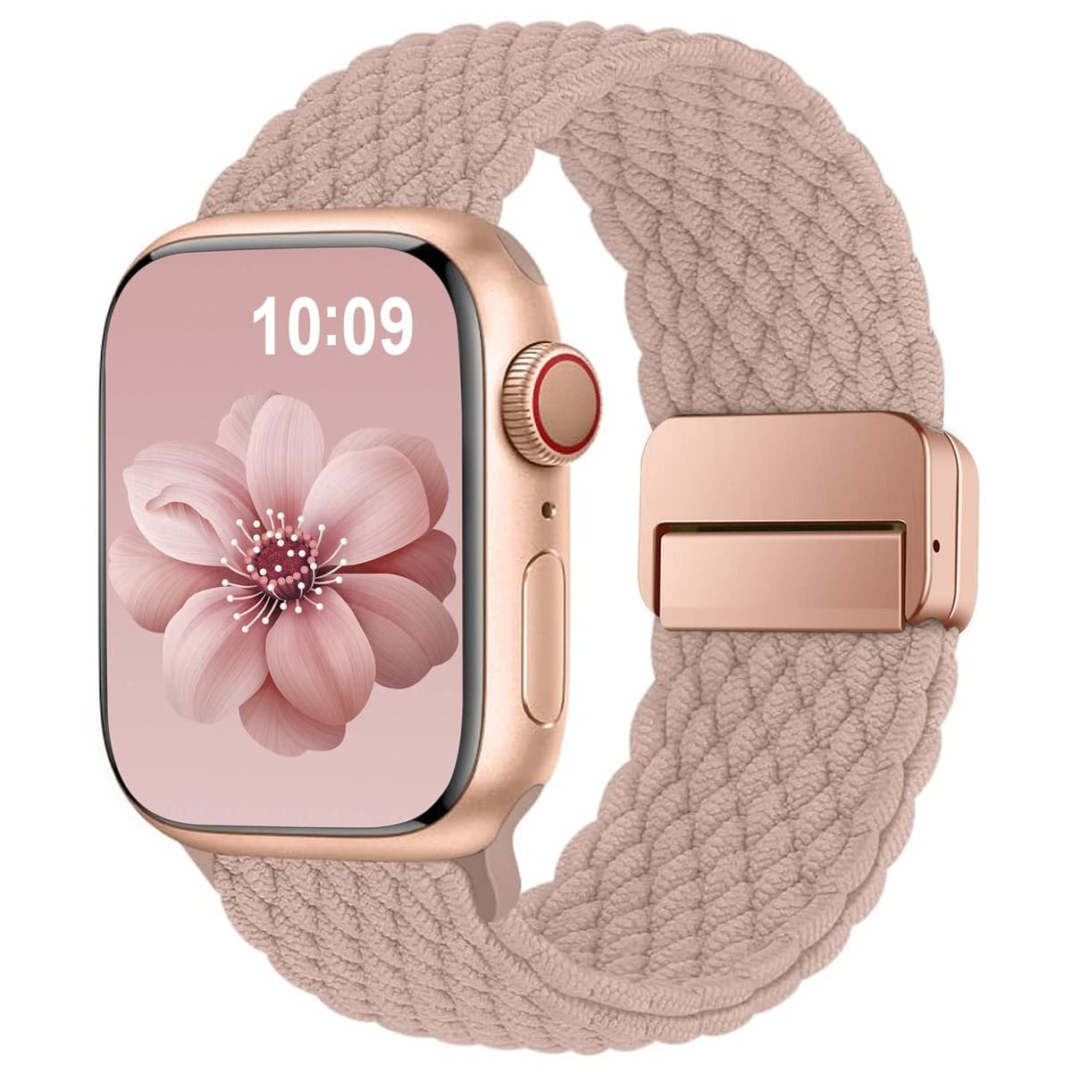 Higgs Braided Strap Compatible with Apple Watch Straps 44mm 46mm 38mm 42mm 40mm 41mm 45mm 49mm for Men Women, Nylon Elastic Magnetic Snap Strap for iWatch Series 11 10 9 SE 8 7 6 5 4 Ultra 3 2 1 — view 11