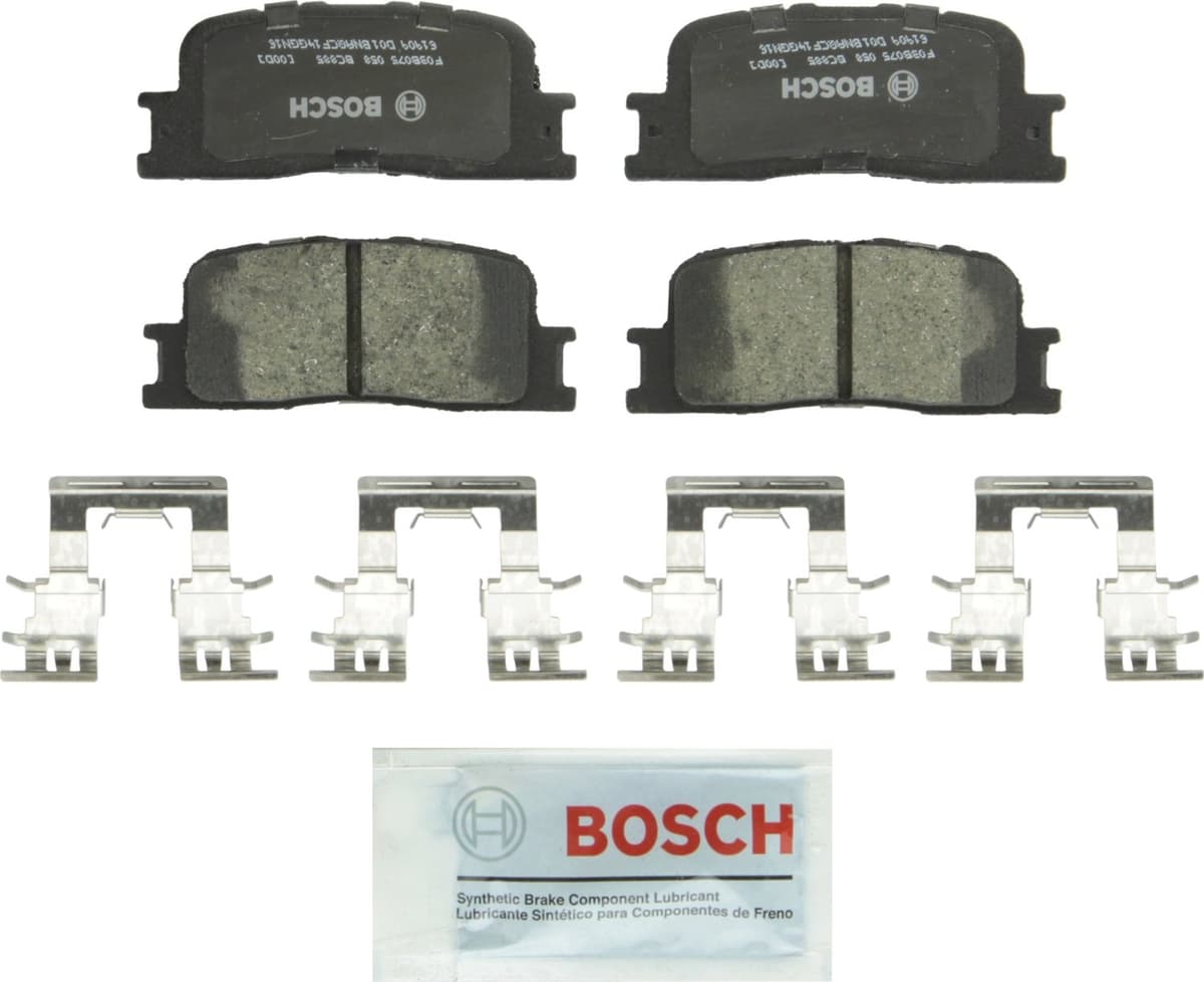 Bosch BC914 QuietCast Premium Ceramic Disc Brake Pad Set For: Acura ILX; Honda Accord, Civic, CR-V, Element, Fit, Front — view 319