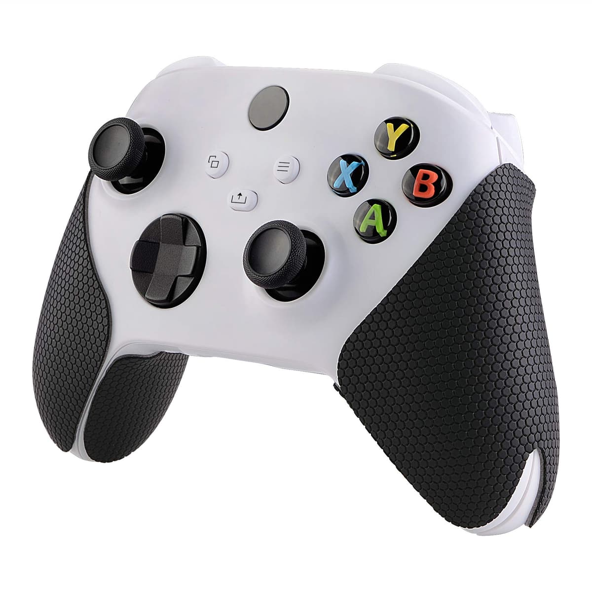 eXtremeRate PlayVital Soft Rubber Grip for Xbox Series X/S Controller - Anti-Slip Sweat-Absorbent Handle Pads, Non-Slip Textured Cover (Green Storm Thunder) — view 14