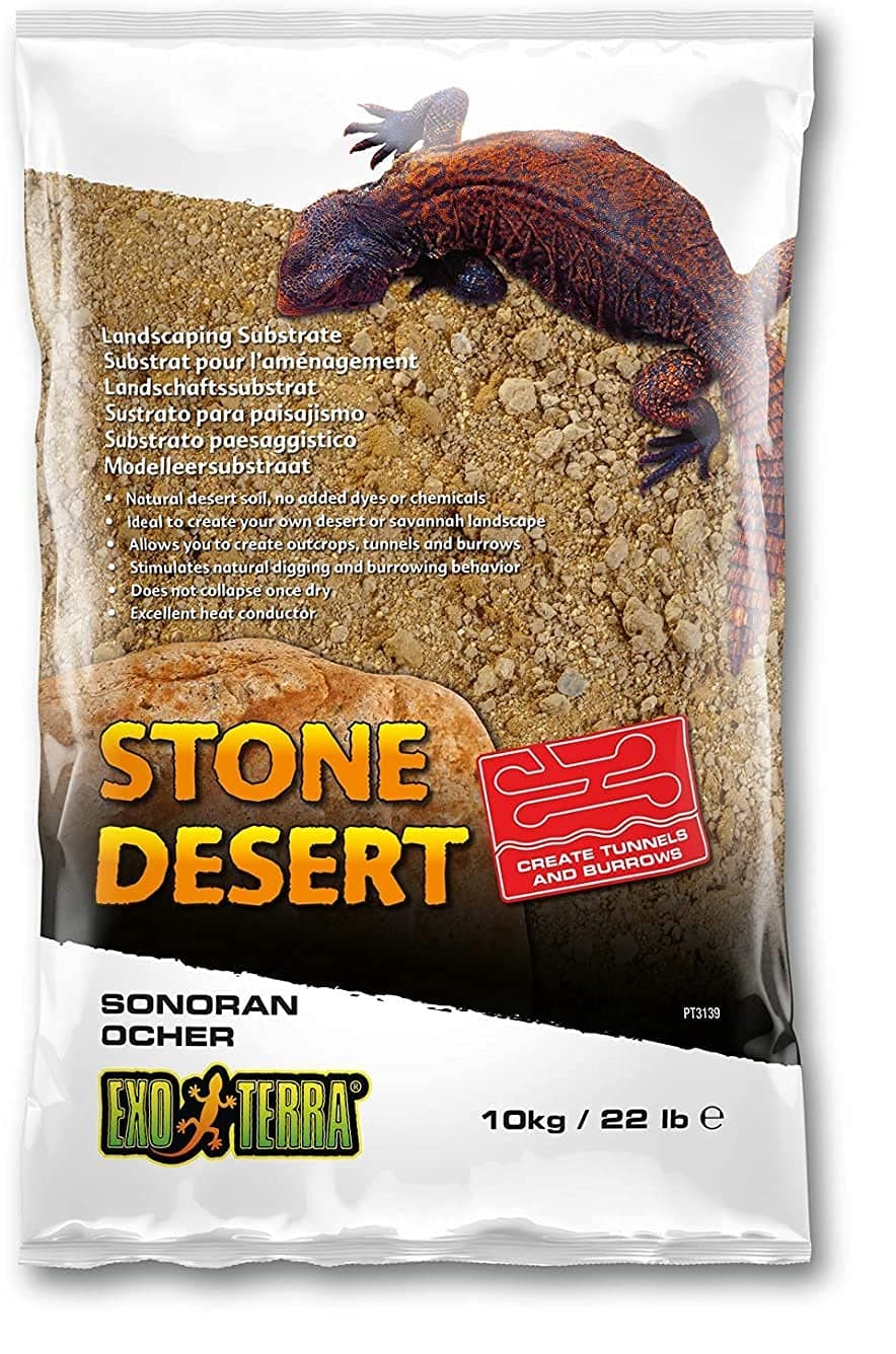Exo Terra Stone Desert Substrate - Outback Red Stone - 10 kg (22 lbs)