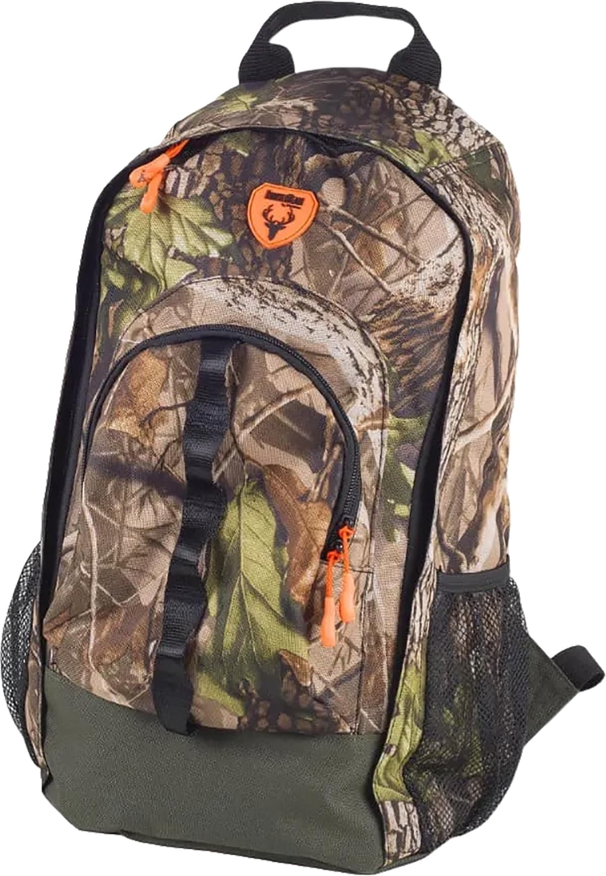 WORKTEAM Mochila de Caza 23L, Camuflaje, Compartimentos Múltiples con Doble Cremallera, Laterales de Rejilla, Tirantes Acolchados y Espalda Ergonómica para Outdoor y Montaña — view 5