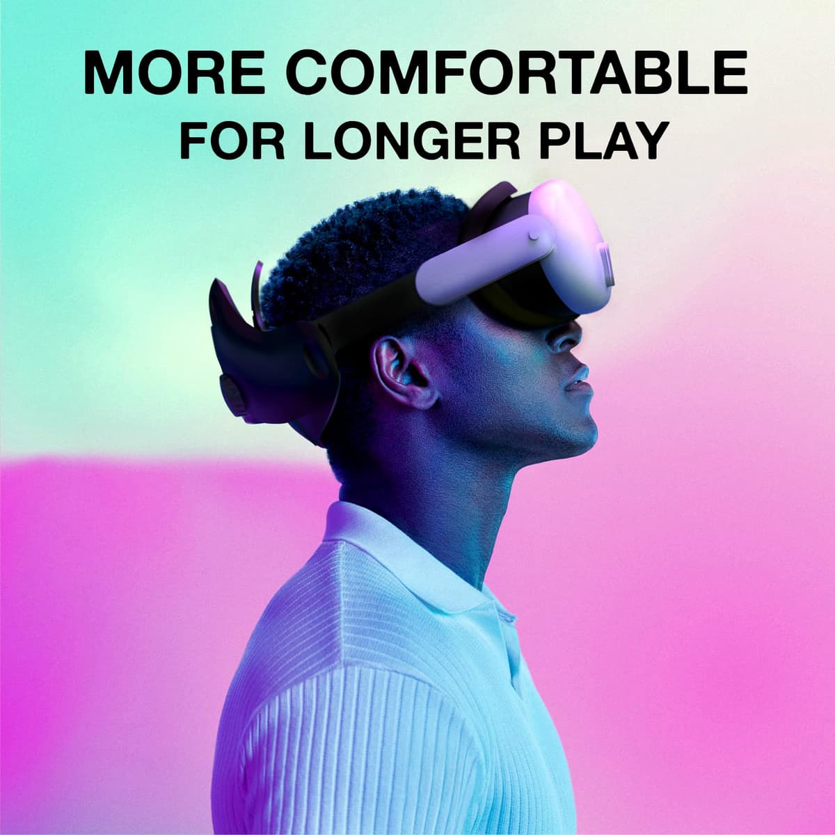 APEXINNO Silicone Face Cover for Meta Quest 3 Facial Interface, Face Pad Cushion for Oculus Quest 3 Accessories, VR Face Mask, Sweatproof — view 5