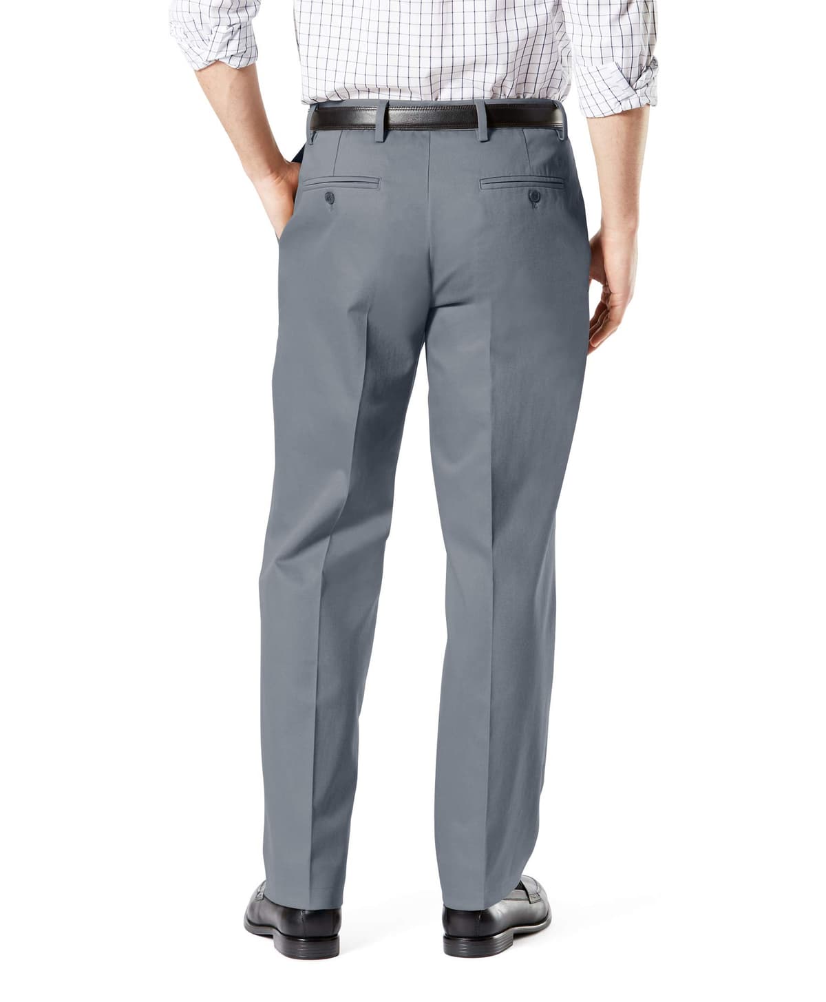 Dockers Men's Classic Fit Signature Khaki Lux Cotton Stretch Pants — view 3