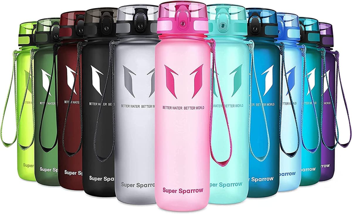 Super Sparrow Botella de Agua Deportiva -350ml & 500ml & 750ml & 1000ml - Sin BPA — view 92