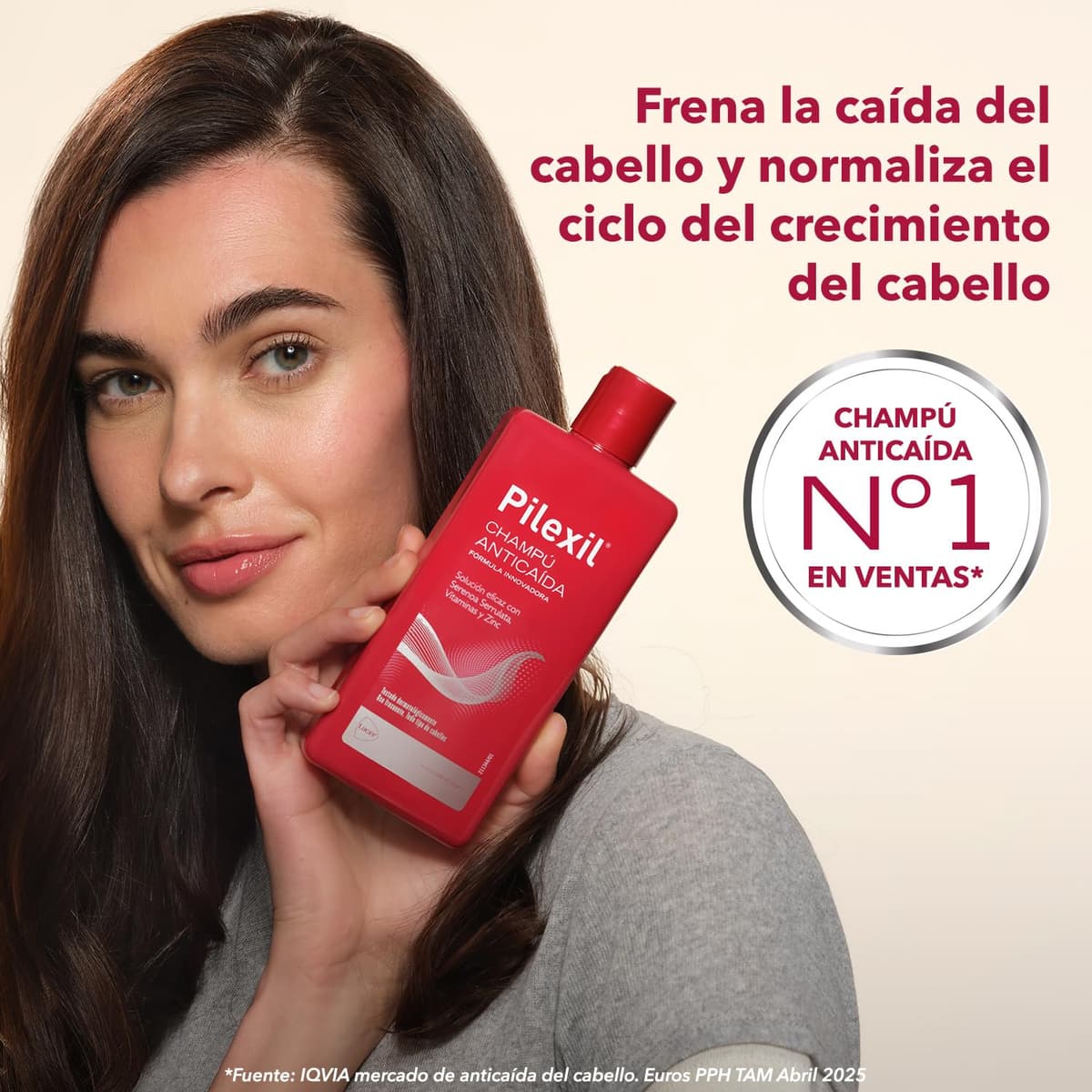 PILEXIL ANTICAIDA - Champú Anticaída 900 ml, Tratamiento de Uso Frecuente, Frena la Pérdida del Cabello, Normaliza su Ciclo, Gran Eficacia, para Hombres y Mujeres — view 2