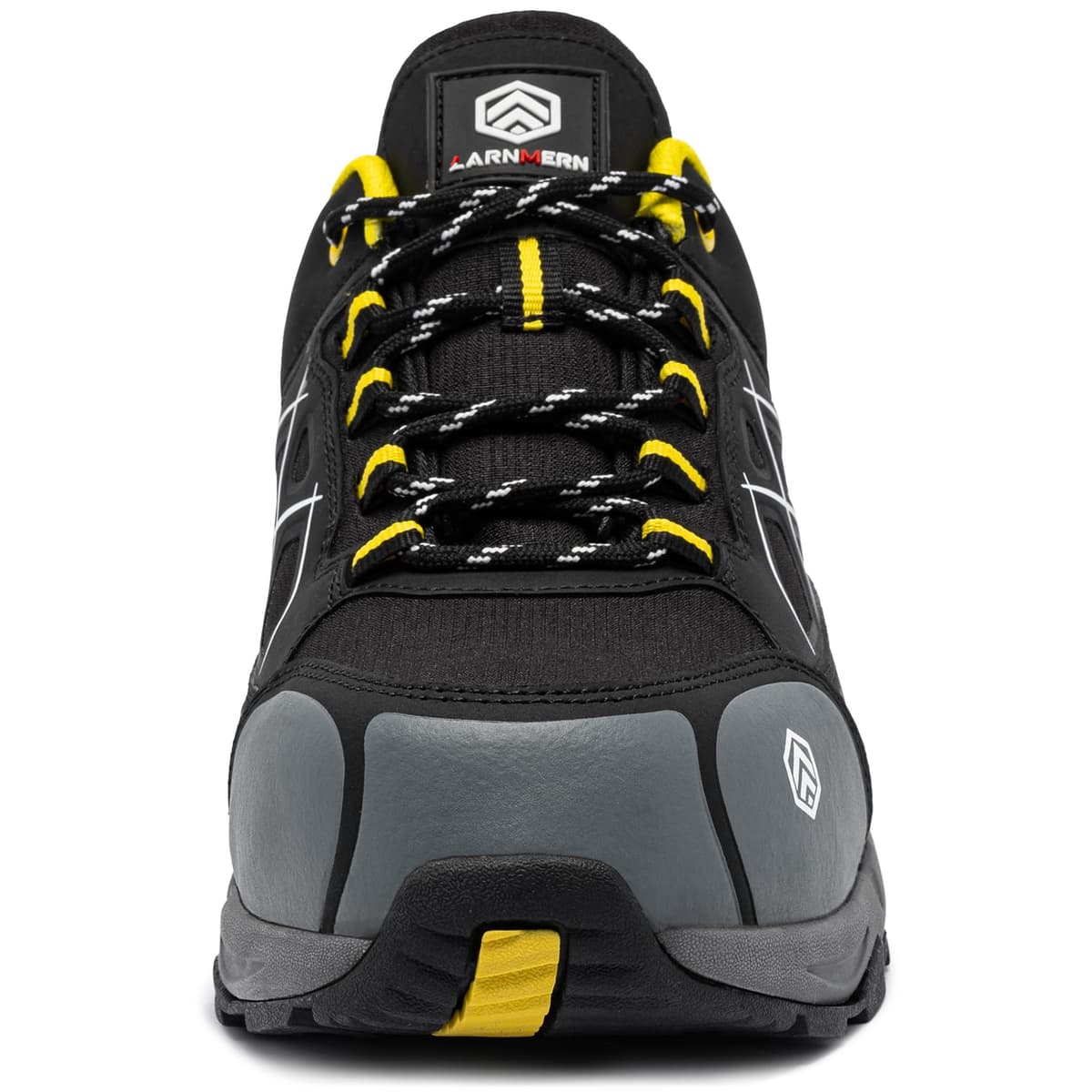 LARNMERN Zapatos de Seguridad Hombre Antiestático Punta de Acero SRC Antideslizante Transpirable Comodos Zapatillas Pies Anchos Cordones Trabajo — view 4