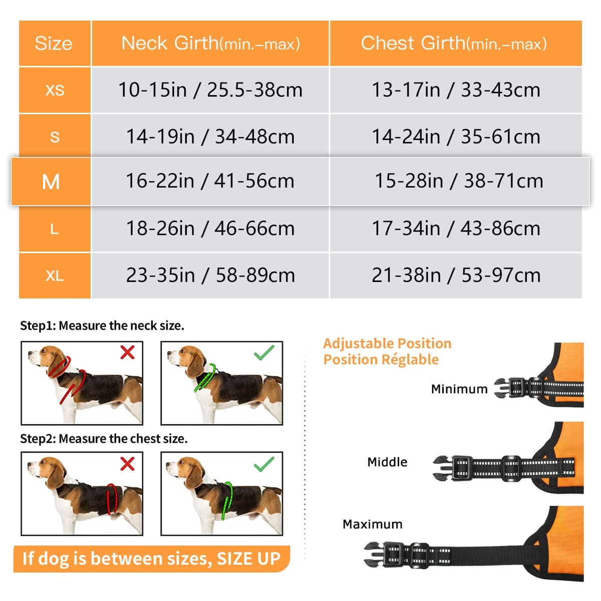 HEELE Dog Harness Medium No Pull Dog Vest Harness with Soft Handle Reflective Pet Harness for Outdoor Training Walking, Black, M — view 151