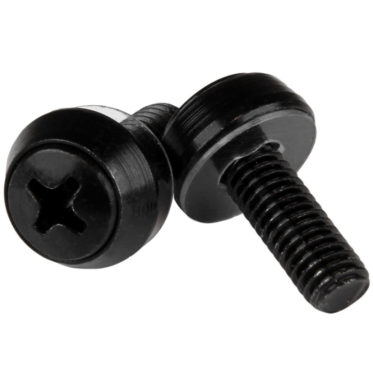 StarTech.com M5 Cage Nuts and Screw - 12 mm Rack Screws and Cage Nuts - 50 Pack - Black - Replacement Serve Rack Screws (CABSCREWM5B) — view 22