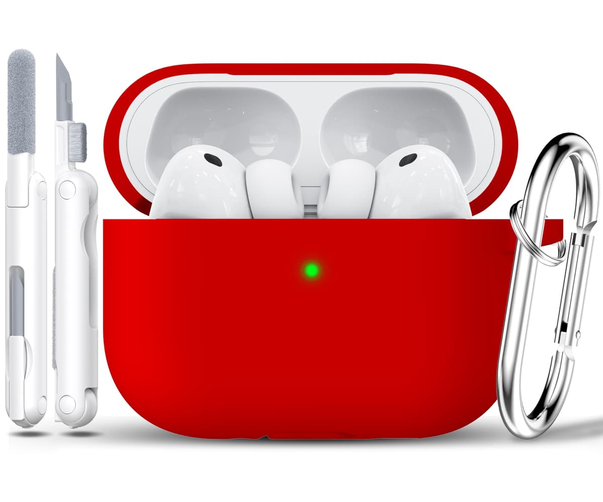 RFUNGUANGO Compatible con Airpods 4 Estuche (2024) con Kit de Limpieza, Clip de Bloqueo Seguro y Estuche de Protección a Prueba de Golpes para Airpods 4ta Generación Lanzamiento 2024,Cielo Estrellado — view 14