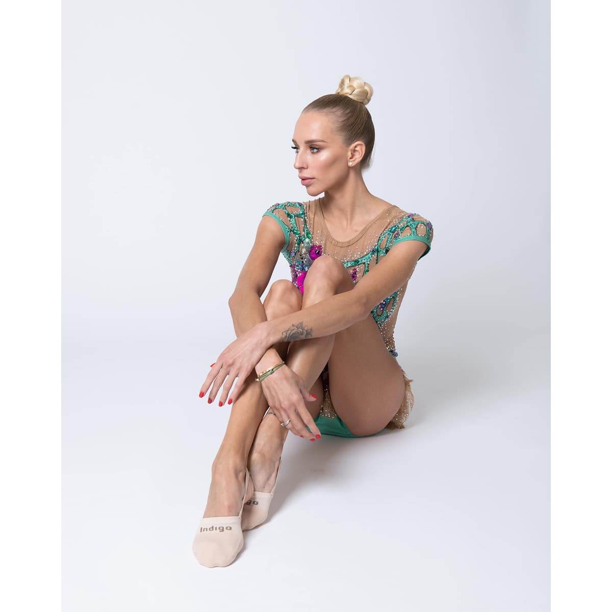DRUNA Puntera Calcetín de Gimnasia y Baile Indigo — view 4