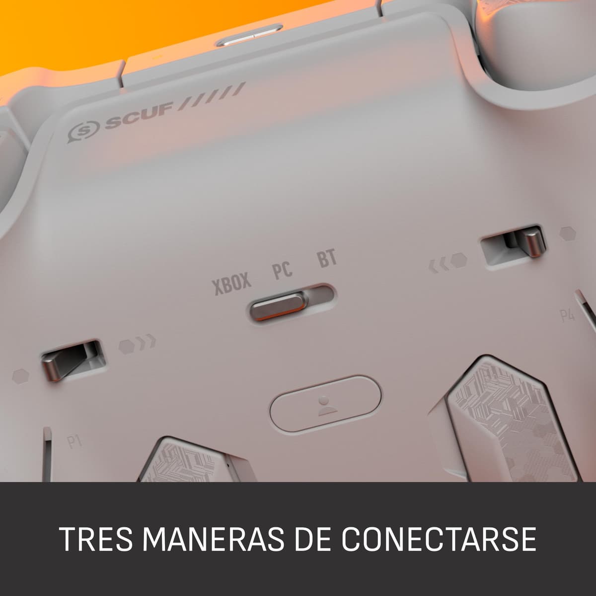 Scuf VALOR PRO WIRELESS Mando Xbox Performance – Paletas Personalizables, Gatillos Instantáneos, Sticks Resistencia de con TMR, Controles de Audio, Xbox Series X|S, Xbox One, Windows PC – Gris Claro — view 5