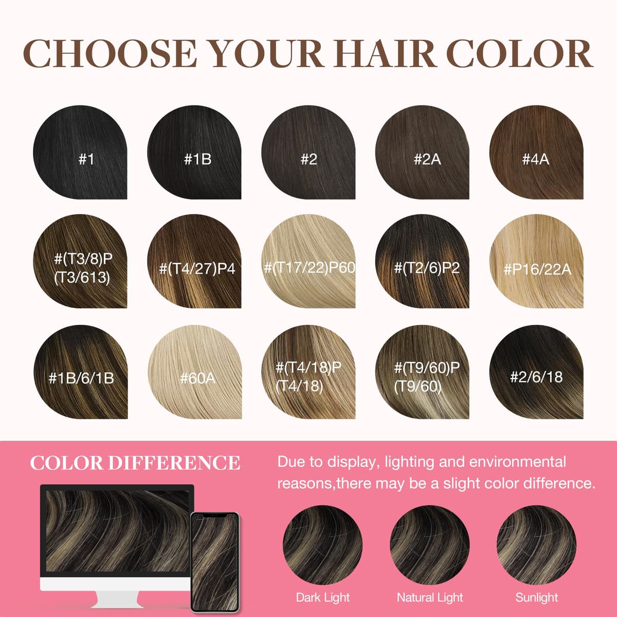 GOO GOO Clip in Hair Extensions Human Hair, 18inch 150g 9Pcs, #2 Dark Brown, Hair extensions for women, Human Hair Extensions Clip in — view 362