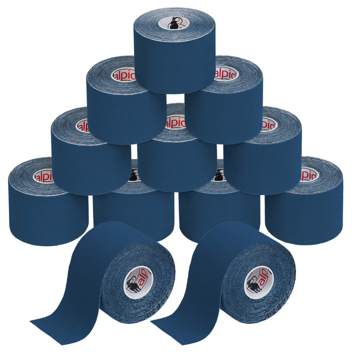 ALPIDEX Cinta Kinesiología Tape 1/3 / 6/12 Rollos Muchos Colores 5 m x 5 cm E- Book Ejemplos Aplicación Cinta Muscular Sin Látex Transpirable — view 19