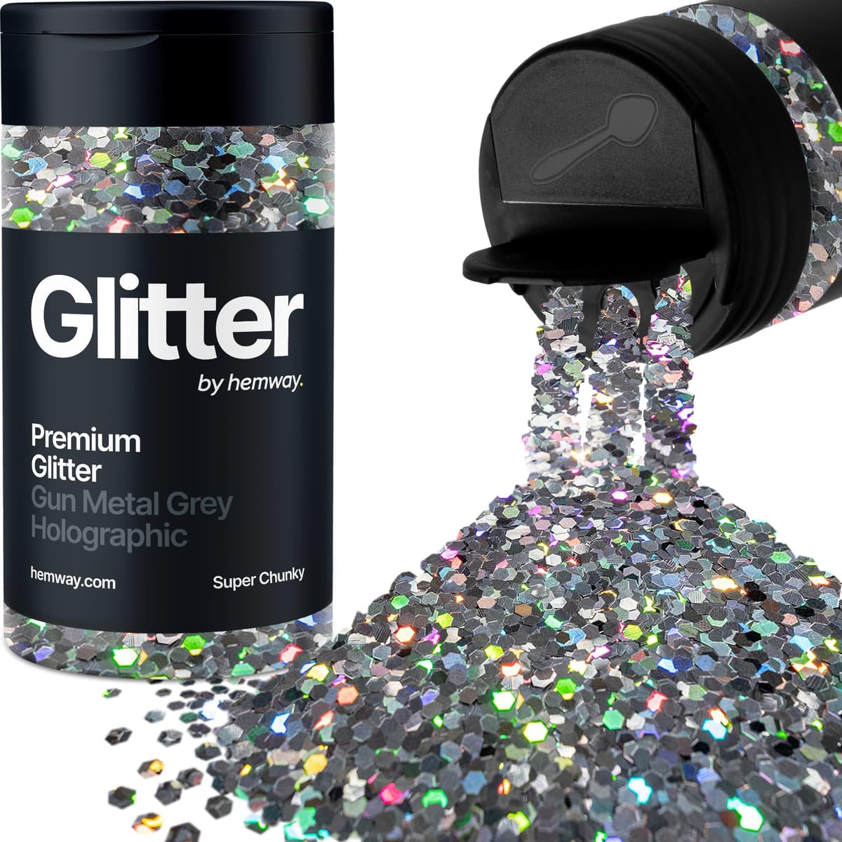 Light Rose Gold Glitter Shaker, 130g Ultrafine Glitter, Crafts 1/128" Metallic Flake Light Rose Gold Sequins, Resin & Epoxy Crafts, Decorating, Halloween, Christmas Nail, Face, Hemway — view 257