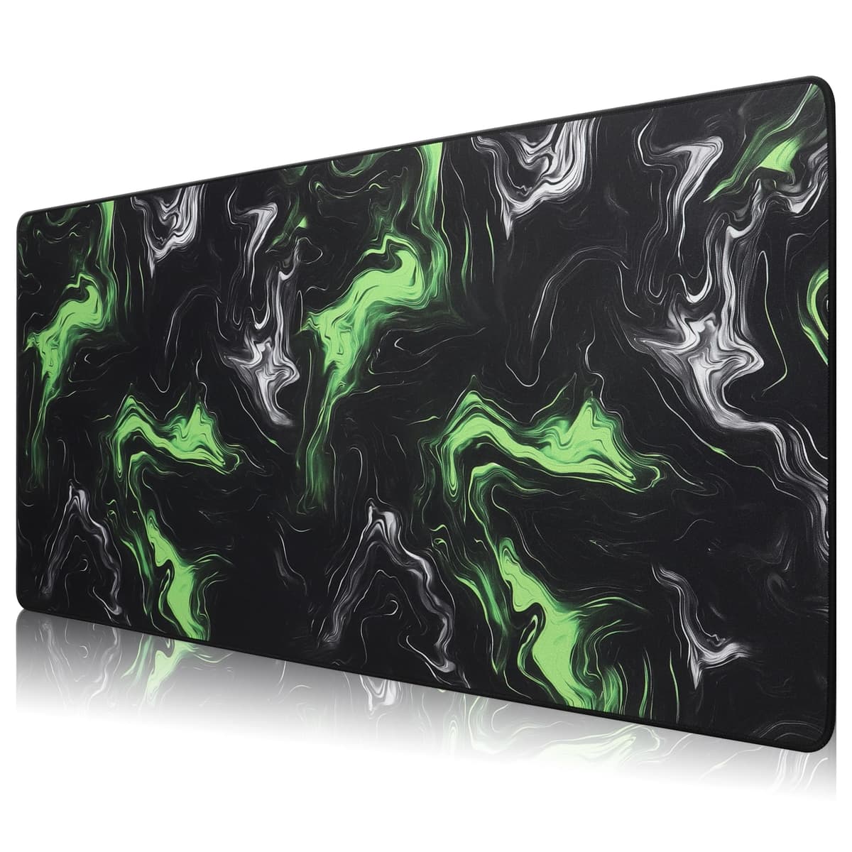 HIHUHEN Mouse mat/Large Mouse Pad 600x300x3 mm | XL mousepad | desk mat/Gaming Mouse pad | improved precision and speed | rubber base for stable grip on smooth surfaces | table pad(60x30 Black) — view 10