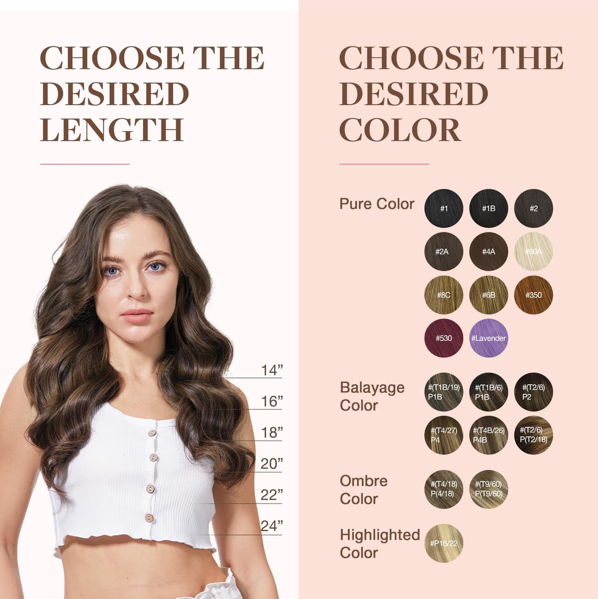 GOO GOO Clip in Hair Extensions Human Hair, 18inch 150g 9Pcs, #2 Dark Brown, Hair extensions for women, Human Hair Extensions Clip in — view 256