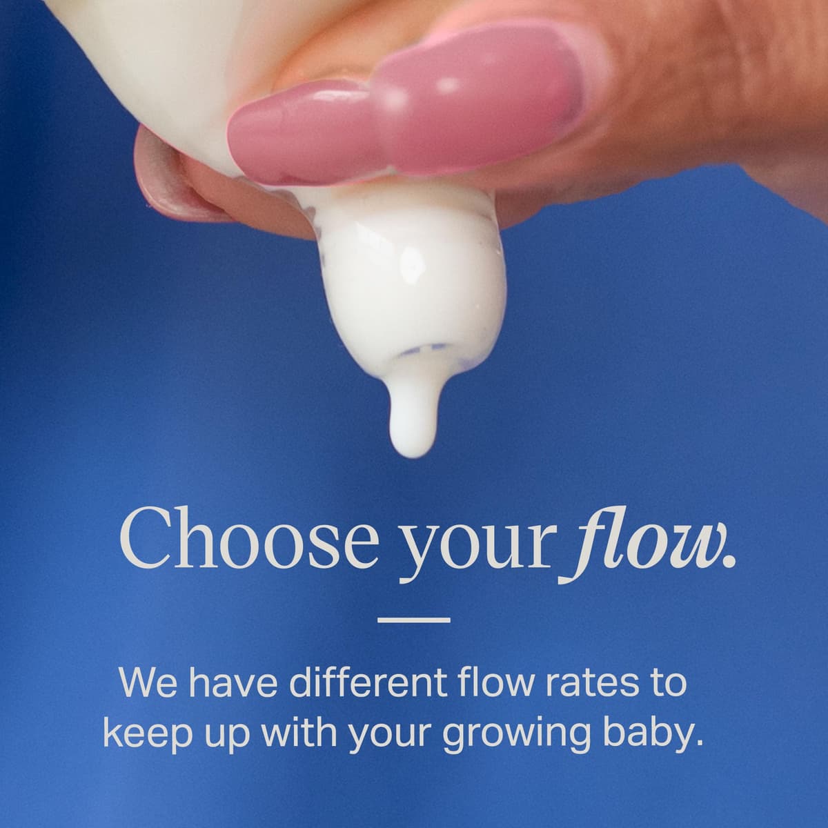 Tommee Tippee Natural Start Baby Bottle Teats, Fast Flow for 6m+, Pack of 2 Breast-Like Teats for a Natural Latch, with Anti-Colic Valve and BPA Free Soft Silicone — view 6