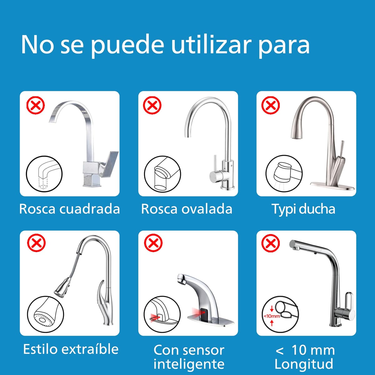 PHILIPS Filtro de agua del grifo, vertical X-Guard, blanco — view 6