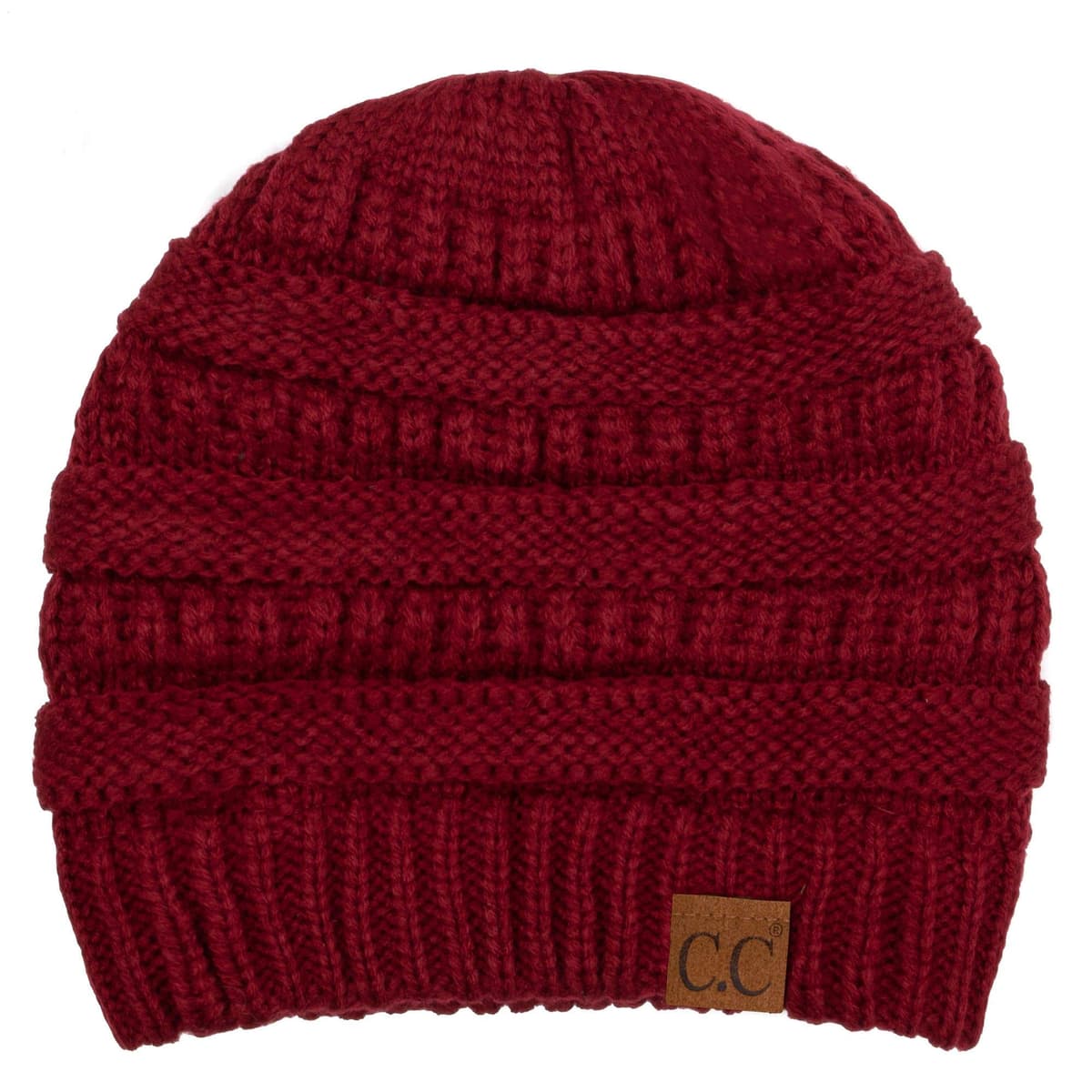 Warm Chunky Soft Stretch Cable Knit Beanie Skully — view 77