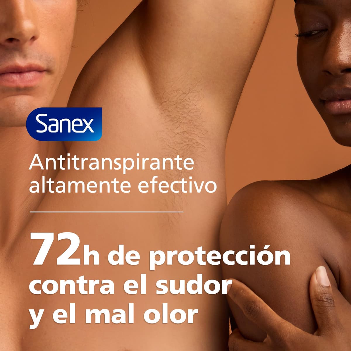 Sanex Dermo+ Extra Control Desodorante Antitranspirante Roll-On 72 Horas 6x50 ml– protección efectiva contra el sudor y el mal olor – dermatológicamente testado– contiene 0% alcohol* — view 2