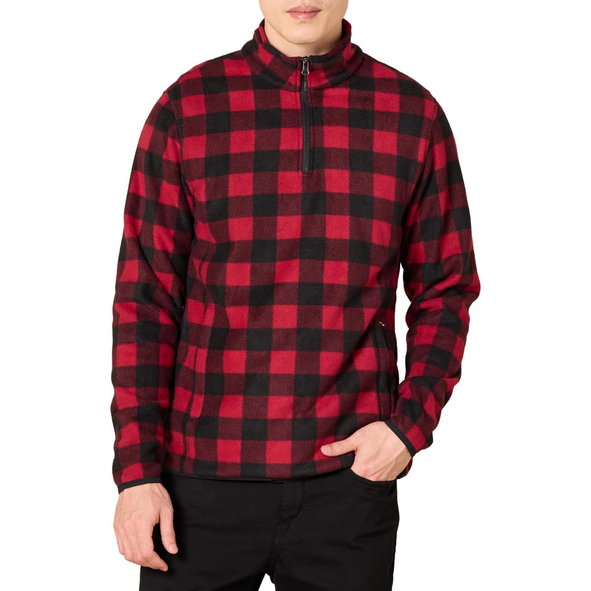 Amazon Essentials Hombre Chaqueta de Forro Polar con Cremallera de un Cuarto — view 11