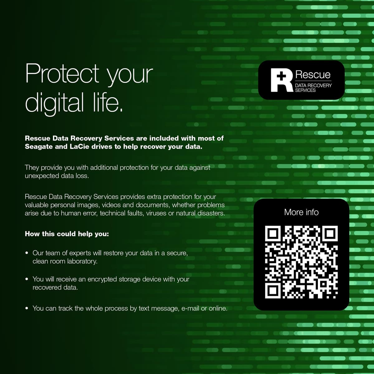 Seagate IronWolf Pro 4TB, Enterprise Internal NAS HDD, CMR, 3.5 Inch, SATA 6GB/s, 7.200 RPM, 256MB Cache for RAID NAS, Data Rescue Services, Frustration Free Packaging (ST4000NTZ01) — view 2
